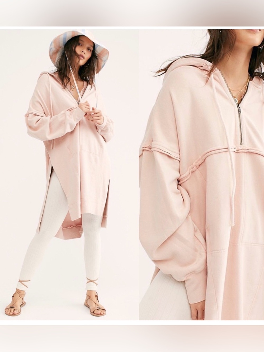 We The Free Oversized Sunny Side Pullover Hoodie|Tunic